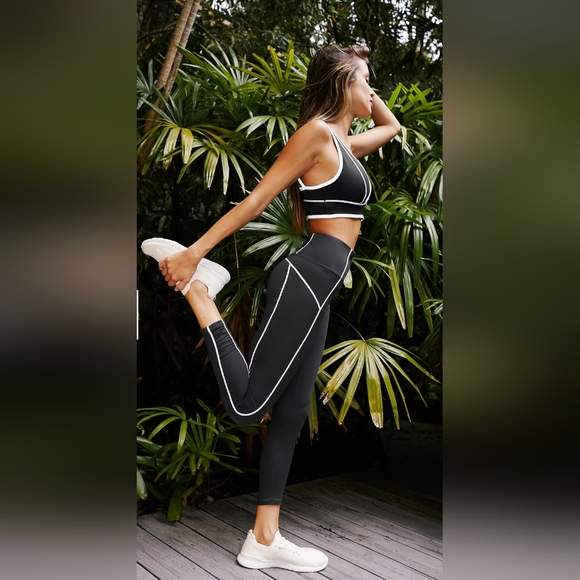Free People Movement You're A Peach X CycleBar Leggings - Picture 1 of 14